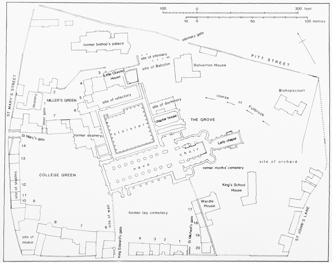 Gloucester The cathedral and close British History Online