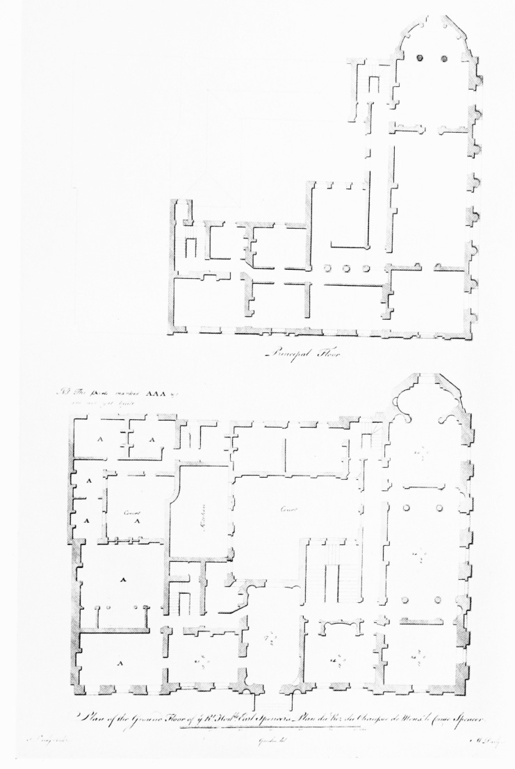 Plate 251 Spencer House St James s Place Principal And Ground floor Plans British History Plate 251 Spencer House St James s Place Principal And Ground floor Plans British History