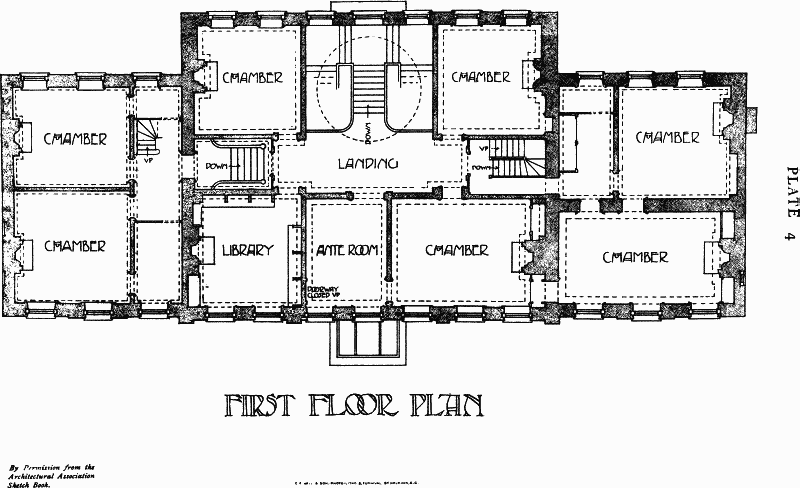 Plate 4 First Floor Plan British