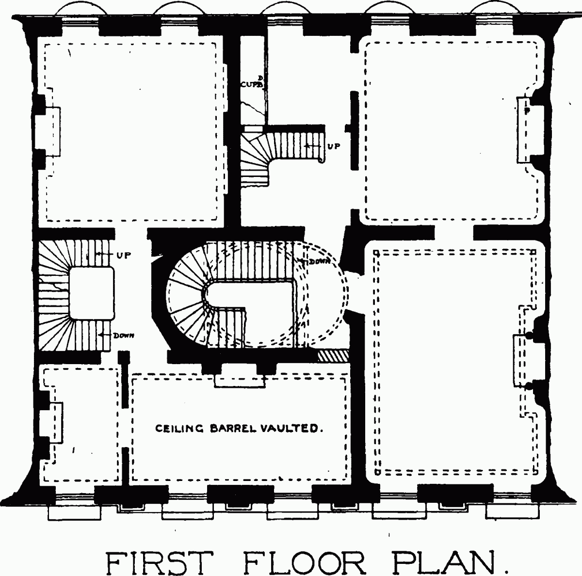 Plate 69 No. 6, Bedford Square, ground and first floor