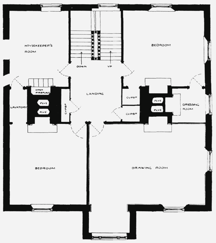 Plate 4 Tudor House Ground And First floor Plans British History Online plate-4-tudor-house-ground-and-first-floor-plans-british-history-online