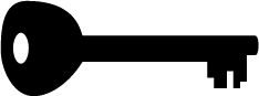 Premium content key icon